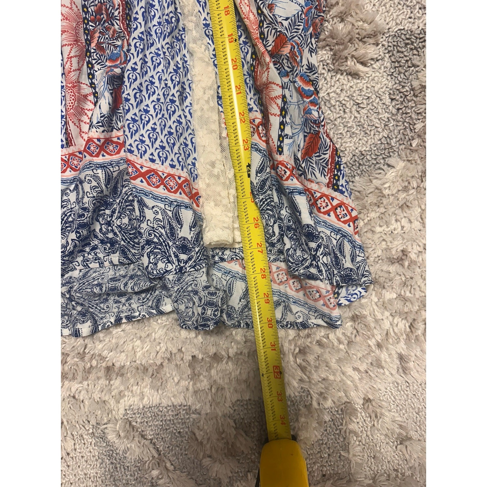 Umgee USA Women’s Small Boho Patchwork Babydoll T… - image 5