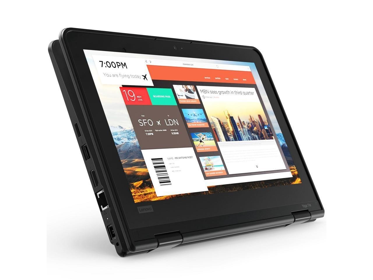 Lenovo Yoga 11e G6 Touchscreen Laptop 11.6" Intel 8GB RAM 128GB SSD Win 11 Pro