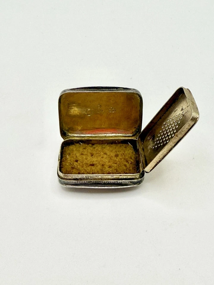 Matthew Linwood George III Sterling Silver Vinaigrette 1810 Birmingham ML - Image 2 of 4