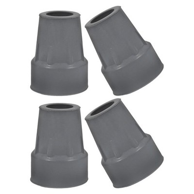 4Pcs Reusable Rubber Hiking Pole Tips Durable Anti Slip Replacement Covers