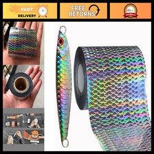 Colorful Hot Stamping Foil 4cm x 50m for Fishing Lures, Jigs, Baits & Crafting