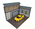 1:18 Scale Garage House Diorama Kit – Residential Workshop Model Car Display