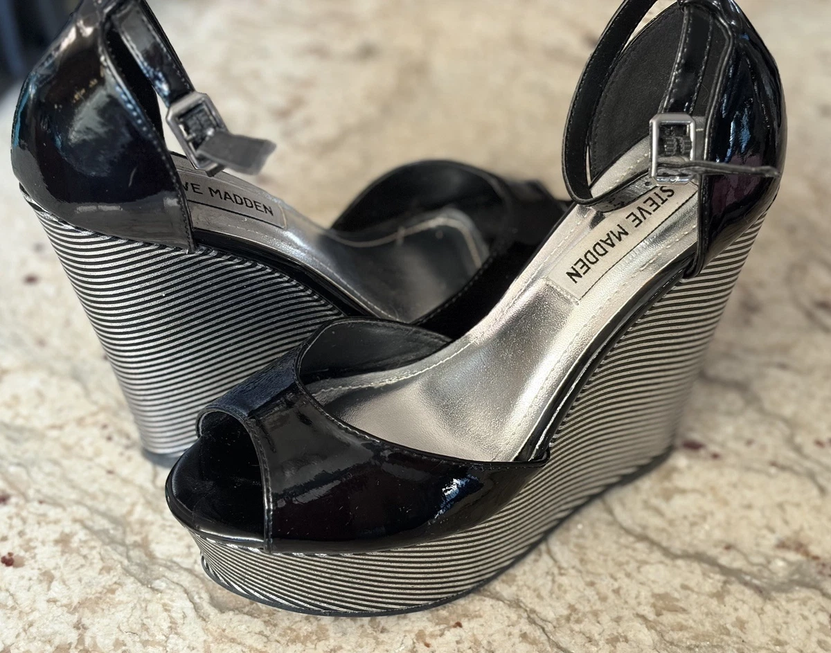 Steve Madden Wedge Black Heels for Women for sale | eBay