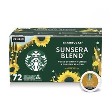 Starbucks Sunsera Blend Blonde Roast Keurig Recyclable Coffee Pods 72 Pack