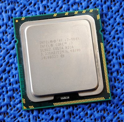 Intel i7-980X Extreme Edition, 6-Cores/12-Threads 3.33GHz, LGA1366 CPU