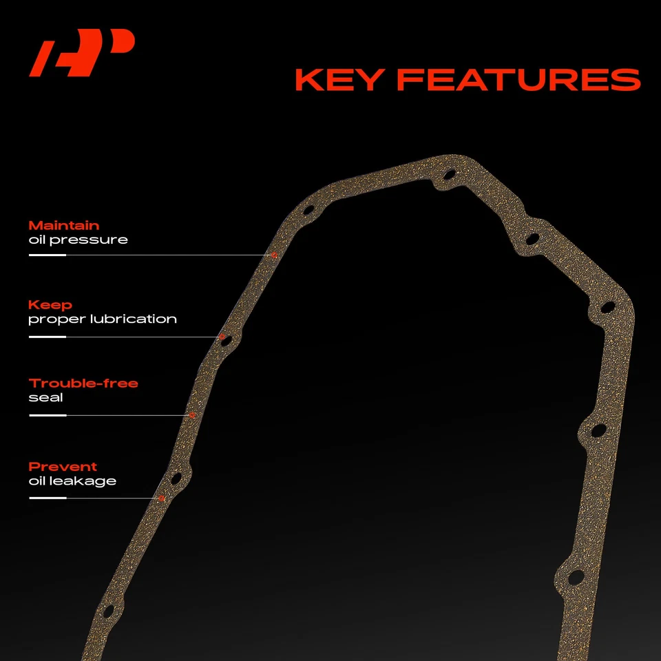 Junta inferior del cárter de aceite del motor A-Premium para Hyundai Sonata Azera Kia Sorento 3,8 L Foto 4 de 4