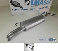 Imasaf ESD Auspuff Endtopf+Anbausatz für Skoda Octavia+Kombi 1.9 TDI 1996-2010