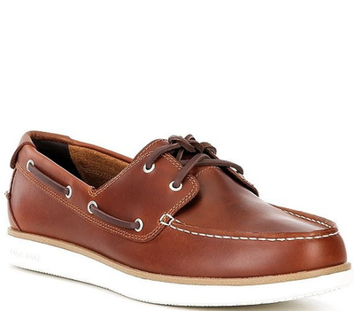 Cole Haan Brown Boat Shoes Classic Style Cole Haan Men main image 3