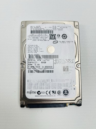FUjTSU 2,5 Zoll SATA Laptop Notebook Festplatte 80GB