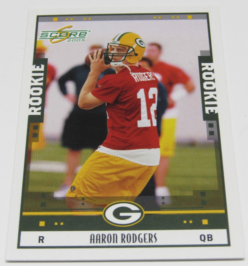 Score 2005 Aaron Rodgers Rookie Green Bay Packers #352 NFL Trading Card