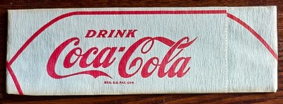 Vintage Coca-Cola Paper Server Hat 1960s U.S. Diner Style