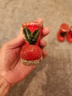 4 VTG NOS Commodore Christmas Santa Claus Boot Candles 3 Red 1 Blue All Unused — photo 2