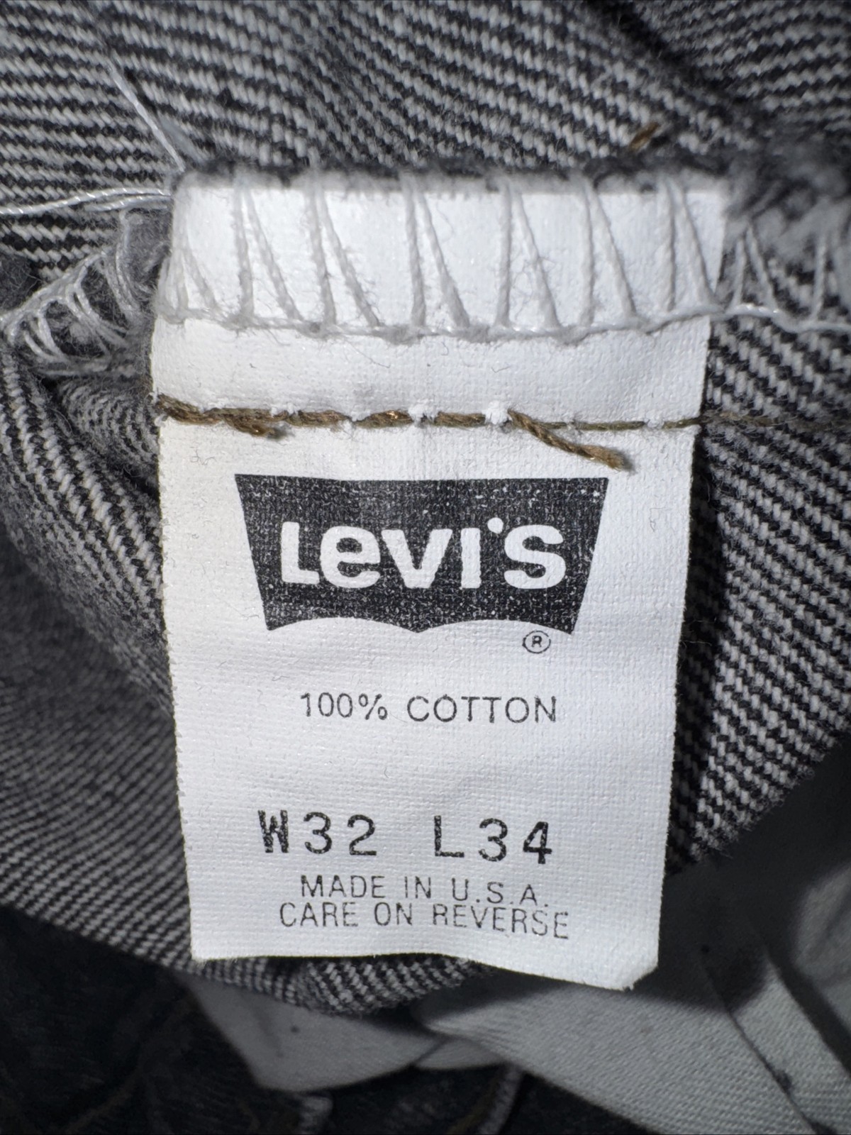 Vintage Levis 550 Jeans 32x34 NWOT Made in the USA Faded Black