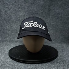 New Era Titleist FJ Footjoy Pro V1 Golf Hat Cap Mens Medium Large Black Fitted