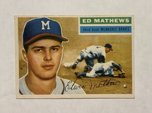 Ed Mathews #155 1955 Topps card