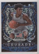 2020 Panini Prizm Draft Picks Crusade Fast Break Blue /175 James Wiseman #82 3wu