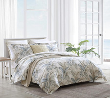 - Queen Comforter Set, Reversible Cotton Bedding with Matching Shams, Super Soft