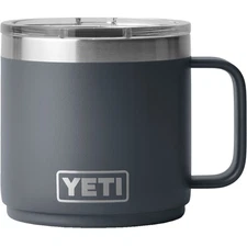 Yeti Rambler 14 oz. Insulated Mug with Magslider Lid - Charcoal