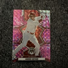 2022 Panini Mosaic - Shohei Ohtani #164 Pink Camo Mosaic Prizm