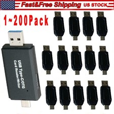 Card Reader USB 3.0 Type C Micro TF OTG Smart Memory Adapter Laptop Computer Lot