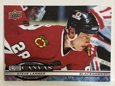 2025-26 Upper Deck Series 2-Steve Larmer UD Canvas Legends -Chicago Blackhawks