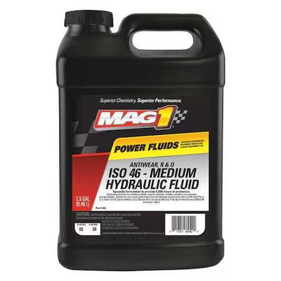 Mag 1 Mag00462 2.5 Gal Jug, Hydraulic Oil, 46 Iso Viscosity, 20W Sae
