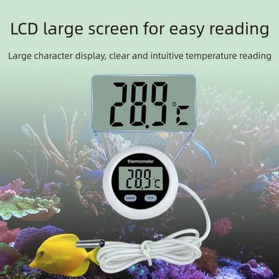 Aquarium Thermometer mit großem Display und energieeffizienter Batterienutzung