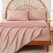 Twin Sheet Set Kids 3 Pieces Soft Breathable Microfiber Bed Sheets 15" Deep P...