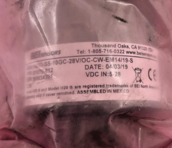 BEI H25D-SS-10GC-28V/OC-CW-EM14/19-S Absolute Rotary Encoder – Industrial Sensor - Image 2 of 4