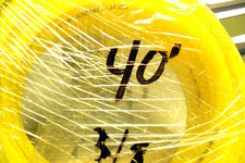 qty - 40 ft - SMC TIUB11 Polyurethane O.D 3/8" Yellow New