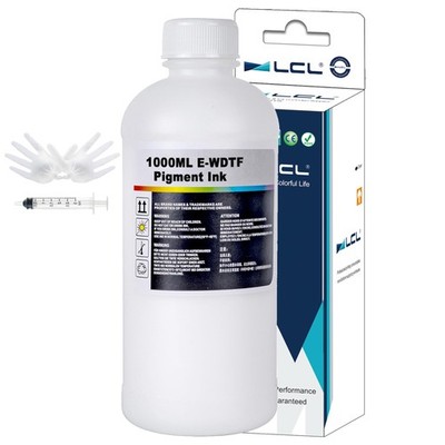 LCL Premium DTF White Ink 1000ML-DTF Transfer for 1000ml White, KCMY2WH 