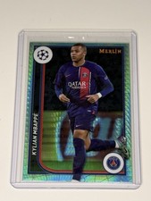 2023/24 Topps Merlin UEFA Kylian Mbppe Aqua Prism PSG