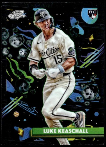 2025 Topps Chrome Cosmic #153 Luke Keaschall Rookie F5