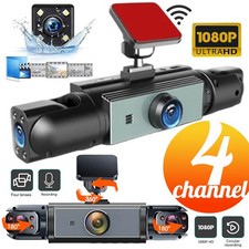 4 Channel Dash Cam Car Cameras For Surveillan...