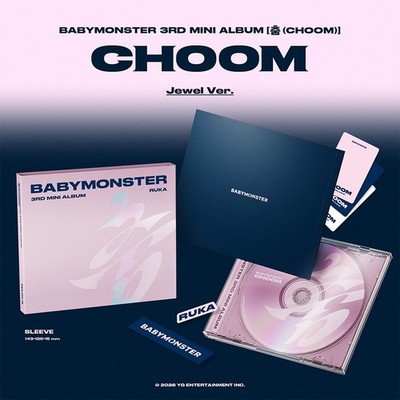 BABYMONSTER [CHOOM] 3rd Mini Album JEWEL Ver/CD+Photo Book+3 Card+