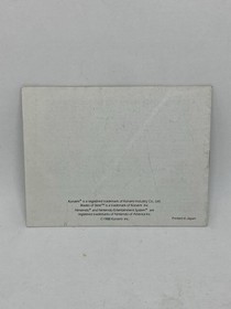 Blades of Steel (NES) Original Instruction Manual &ndash; Nintendo &ndash; NES-VS-USA