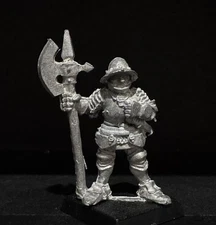 Citadel Marauder MM60 02 Fighter Halberd & Shield Vintage Fantasy Metal