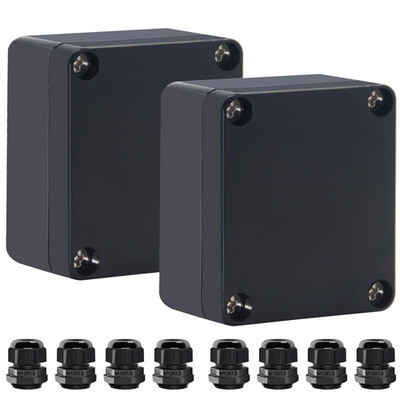 Junction Box IP65 Waterproof ABS Plastic Electrical Project Case Power Junction