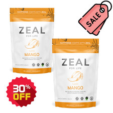 2 Pack Zeal CLASSIC MANGO NEW SEAL 30-Day Wellness Bag 2 X 420 Grams 