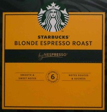 Starbucks Blonde Espresso Roast by Nespresso - Bulk 25 Capsules - Combo Ship
