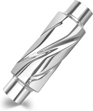 Glasspack 3 Inch Muffler Exhaust Pipe Universal Performance Resonator Dual Loud Glasspack 3 Inch Muffler Exhaust Pipe Universal Performance Resonator Dual Loud