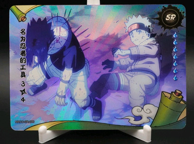 Naruto Uzumaki & Sasuke Uchiha NRCC-SR-006 Ninja Age Naruto Kayou Card NM