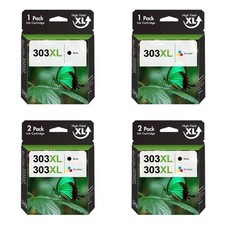 303 303XL Ink Cartridges fits for HP Envy Inspire 7200e 7220e 7900e Photo 7830
