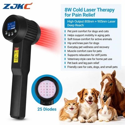 8W DualWavelength Laser Therapy 808nm 905nm for Acute Chronic Otitis Anal Glands