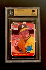1987 Donruss Baseball Mark Mcgwire 46 Psa 10 Gem Mint Athletics 1987 Donruss Baseball Mark Mcgwire 46 Psa 10 Gem Mint Athletics