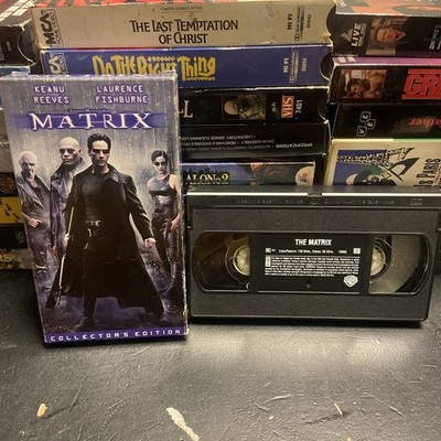 The Matrix VHS 1999 Collector's Edition Keanu Reeves