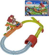 Thomas  Friends Bell Station Playset Push Along Toy Train Set