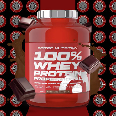Scitec 100% Whey Professional 2350g Protein Eiweiß Pulver Verschiedene Sorten