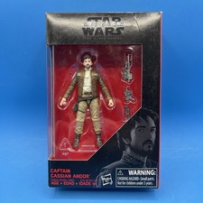 Star Wars Captain Cassian Andor 3.75  Star Wars The Black Series Toy Figure  New