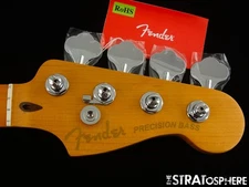 Fender American Ultra II Precision P BASS NECK &TUNERS, Modern "D", MN Maple!